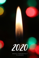 2020 Weekly & Monthly Planner: Candle – 6X9 Size – Glossy Soft Cover - Multi-Purpose: Organizer/Calendar/Notebook/Agenda/Diary/Journal. (Various Themed Planners) 167481139X Book Cover