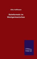 Reimformeln Im Westgermanischen 1143550714 Book Cover