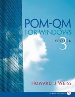 POM - QM v 3 for Windows Manual (3rd Edition) 0132217724 Book Cover