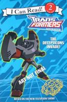 Transformers Animated: The Decepticons Invade! (I Can Read Book 2) 0060888105 Book Cover