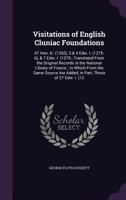Visitations Of English Cluniac Foundations 1432636995 Book Cover