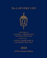 The Lawyers' List 2010 1453670831 Book Cover