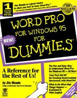 Word Pro for Windows 95 for Dummies (For Dummies (Computer/Tech)) 1568842325 Book Cover