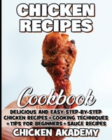Chicken Recipes Cookbook - Delicious and Easy Step-by-Step Chicken Recipes + Cooking Techniques + Tips for beginners + Sauce Recipes + Cocking Methods ... The Chicken Master - CookBook for Beginners B09CBZVWG5 Book Cover