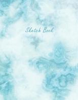 Sketchbook / Drawing book 8.5" X 11": Personalized Artist Sketch book and Sketch Pad Marble Design, 120 Pages of Blank Paper For Sketching and Creative Doodling in SketchBooks - Notebook Doodle Pad an 108133777X Book Cover