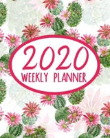 2020 Weekly Planner: Cactuc Succulent Small Size Easy To Carry Two Page A Week Planner Calendar 1691036307 Book Cover