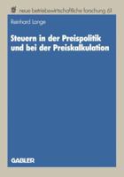 Steuern in Der Preispolitik Und Bei Der Preiskalkulation 3409133623 Book Cover