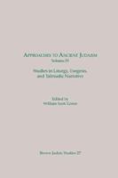 Approaches To Ancient Judaism 0891306730 Book Cover