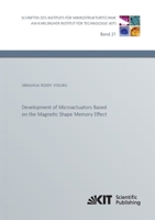 Development of Microactuators Based on the Magnetic Shape Memory Effect 3731501252 Book Cover