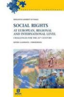 Social Rights at European, regional and international level: Challenges for the XXIst Century 280272908X Book Cover