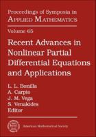 Recent Advances in Nonlinear Partial Differential Equations and Applications 0821842110 Book Cover