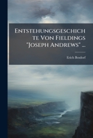 Entstehungsgeschichte Von Fieldings "Joseph Andrews" ... 1147957754 Book Cover