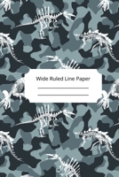 Camouflage Art Theme Wide Ruled Line Paper 1653034289 Book Cover