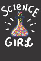 Notebook: Dot Grid Dotted 6x9 120 Pages Future Science Girl Chemistry Biology Student Teacher Gift 1082003476 Book Cover