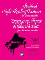 Practical Sight Reading Exercises for Piano Students, Books 7, 8, 9 0757998240 Book Cover