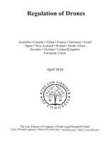 Regulation of Drones 1542945348 Book Cover