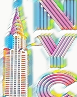 Rainbow Chrysler Building Writing Drawing Journal 0464197627 Book Cover