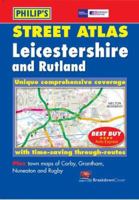 Philip's Street Atlas Leicestershire (Philip's Street Atlases) 0540084891 Book Cover