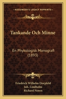 Tankande Och Minne: En Phykologisk Monografi (1893) 1168099935 Book Cover