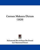Carmen Maksura Dictum (1828) 1104629429 Book Cover