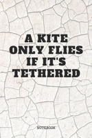 Notebook: Funny Kite Surfing Quote / Kitesurfing Saying Kite Sport Planner / Organizer / Lined Notebook (6 x 9) 1671169875 Book Cover