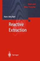Reactive Extraction (Heat and Mass Transfer) 3540410872 Book Cover
