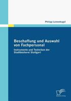 Beschaffung Und Auswahl Von Fachpersonal 3836669927 Book Cover