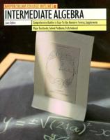 HarperCollins College Outline Intermediate Algebra (Harpercollins College Outline Series) 0064671372 Book Cover