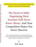 Secret to Seller Negotiation 0359097707 Book Cover