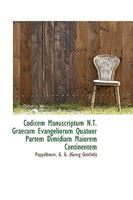 Codicem Manuscriptum N.T. Graecum Evangeliorum Quatuor Partem Dimidiam Maiorem Continentem 1113331224 Book Cover