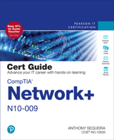 CompTIA Network+ N10-009 Cert Guide 0135367883 Book Cover