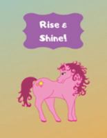 Rise & Shine!: Kids Bedwetting Management Star Reward Chart And Progress Tracker (34 weeks) (Bedwetting Tracker Log Book) 1692243640 Book Cover