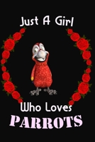 Just A Girl Who Loves PARROTS : Lined Girls Journal/Notebook Cute gift for Women and Girls for PARROTS Lovers: Blank lined journal diary notebook Size at 6 x 9 with 120 pages 167592984X Book Cover