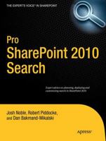 Pro Sharepoint 2010 Search 1430234075 Book Cover
