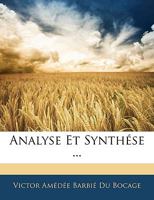 Analyse Et Synth�se ... 1144316871 Book Cover