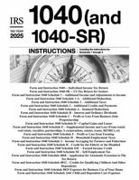 2025 Taxes: with over 360 pages of 1040 Instructions & Forms:: Form 1040 -- Individual and Senior Tax Return: with Instructions and Forms for Schedule ... F, H, J, R. EIC, 4868, 8812, 8829. and 2441 1971459038 Book Cover