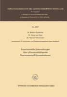 Experimentelle Untersuchungen Uber Pflanzenschadigende Fluorwasserstoff-Konzentrationen 366320006X Book Cover