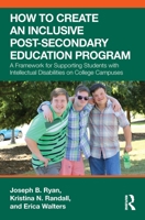 How to Create an Inclusive Post-Secondary Education Program: A Framework for Supporting Students with Intellectual Disabilities on College Campuses 1032956828 Book Cover