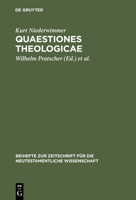 Quaestiones Theologicae 311015711X Book Cover