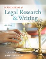 Foundations of Legal Research and Writing 1418013951 Book Cover
