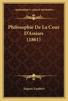 Philosophie de La Cour D'Assises 127942981X Book Cover