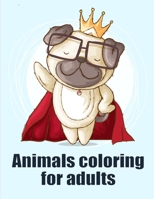 Animals coloring for adults: Cute Chirstmas Animals, Funny Activity for Kids's Creativity 170995020X Book Cover