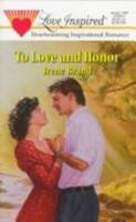To Love and Honor 0373809697 Book Cover
