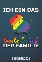 Kalender 2020: Bunte Schaf der Familie A5 Kalender Planer für ein erfolgreiches Jahr - 110 Seiten (German Edition) 167282639X Book Cover