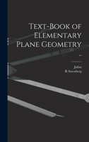 Text-Book of Elementary Plane Geometry, Tr. by R. Steenberg 1017253285 Book Cover