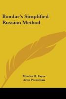 Bondar's Simplified Russian Method 054844630X Book Cover