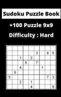 Sudoku Puzzle Book sudoku: Difficulty : Hard sudoku / puzzles 9x9 game, 100 Pages, 5x8, Soft Cover, Matte Finish 165716442X Book Cover