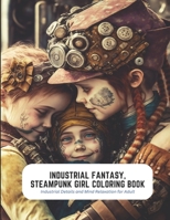 Industrial Fantasy, Steampunk Girl Coloring Book: Industrial Details and Mind Relaxation for Adult B0C2SG67GB Book Cover