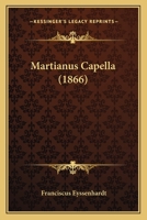 Martianus Capella 116495220X Book Cover