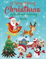 A Very Merry Christmas Alphabet Activity Book for Kids Ages 4-8 3986542949 Book Cover